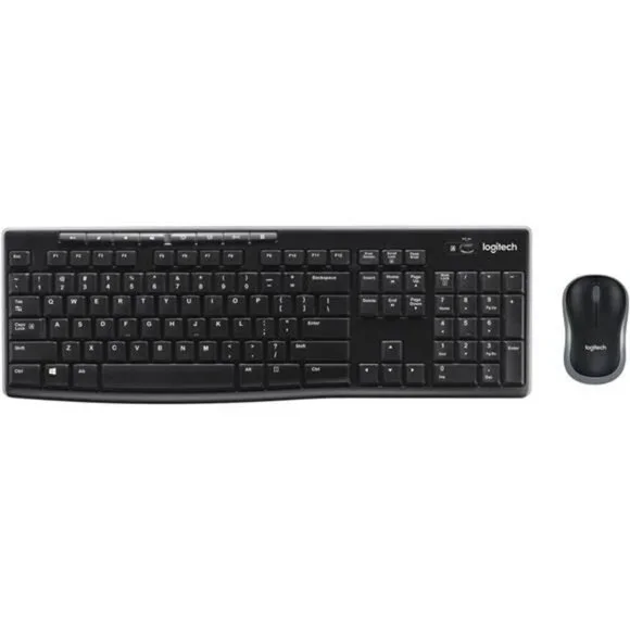 Logitech MK270 Wireless Keyboard And Mouse Combo For Windows, 2.4 GHz Wireless,