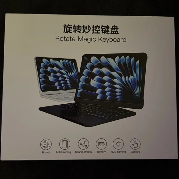Rotate Magic Keyboard for Ipad Pro