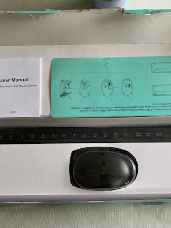 Wireless Keyboard and Mouse Combo