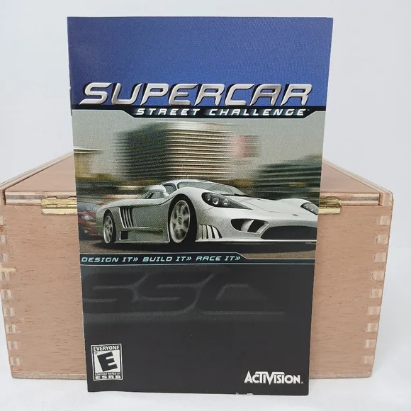 Sony Playstation 2 Supercar Street Challenge MANUAL ONLY PS2 2001