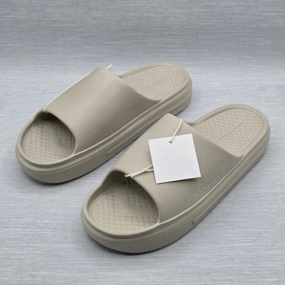Converse Men's 9 Slides Brown Sandals Comfort Beach Sport Women's 10 A12175C