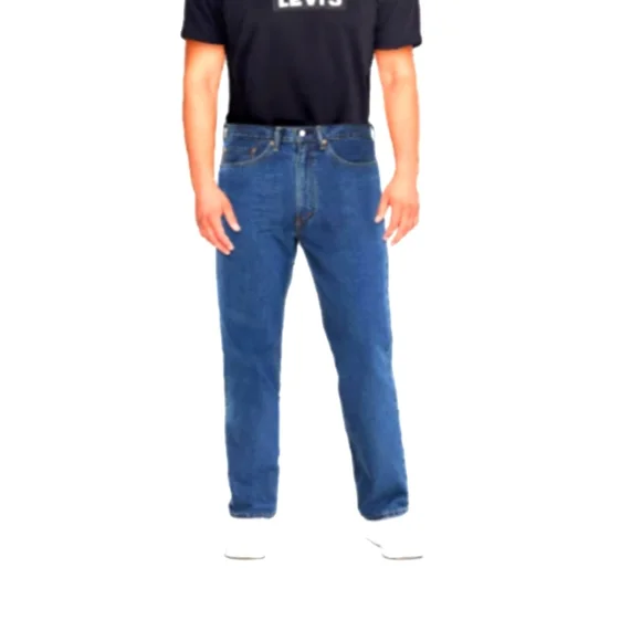 Levi's 502 waterless mens jeans size 38 5 pocket medium wash