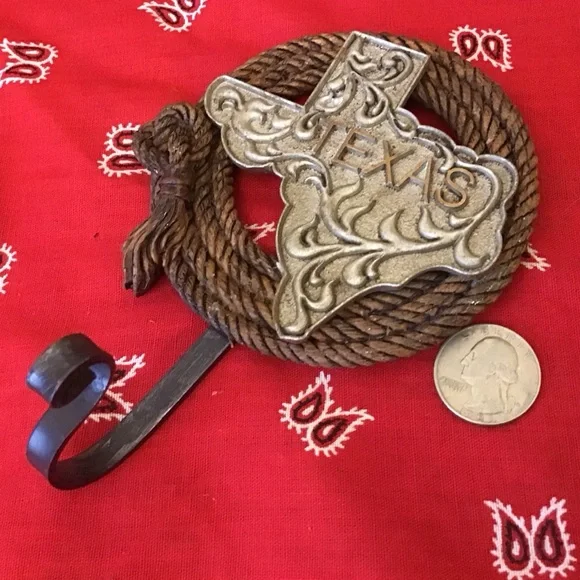Texas Resin and Metal Wall Hook