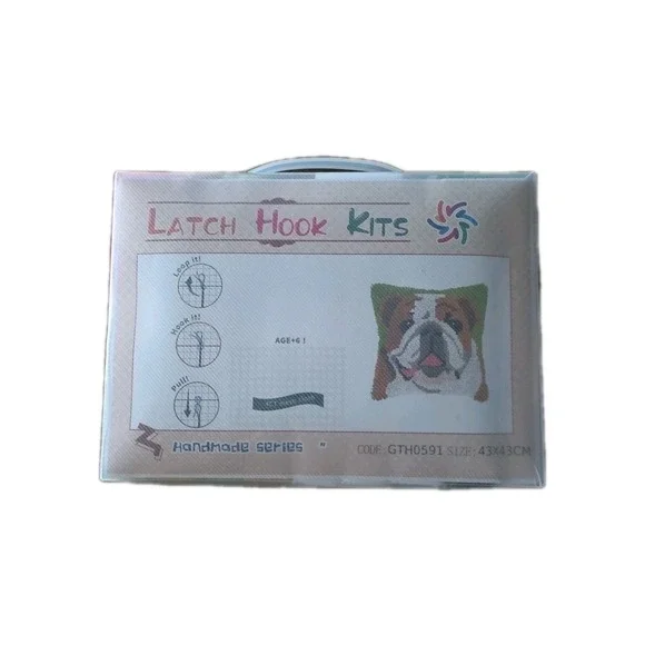 Latch Hook Kits Handmade Series GTH0591 Bulldog DIY