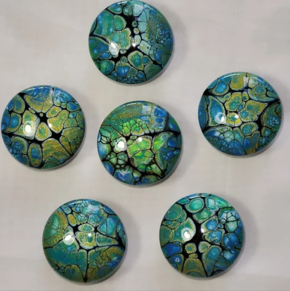 Hand Crafted Cabinet Door Knobs Decorative Acrylic Resin Kitchen Bathroom