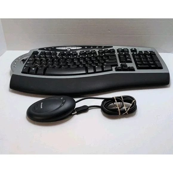 Microsoft Wireless Comfort Keyboard 4000 Mod 1045 Keyboard And Receiver
