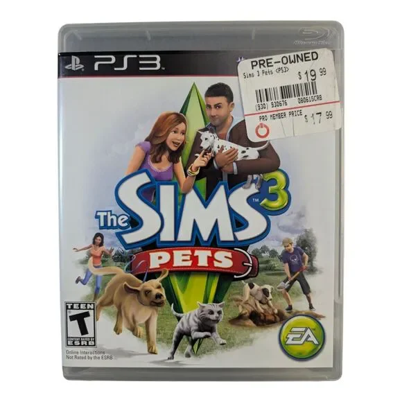 The Sims 3: Pets (Sony PlayStation 3 PS3, 2011) Complete w/ Manual