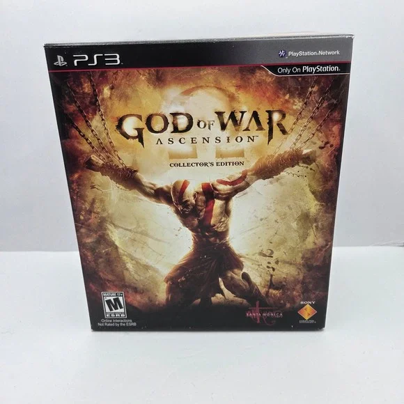 Sony God of War Ascension Collector's Edition PS3 Empty Box Only Kratos BCUS