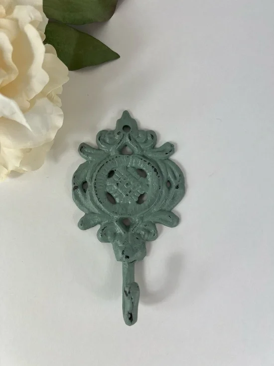 Decorative Sage Green Wall Hook - Home Wall Decor