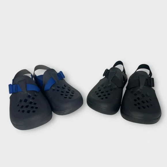 Chaco Chillos Clog Sandals Two Pairs Men’s Size‎ 9 One Black Pair One Navy Blue