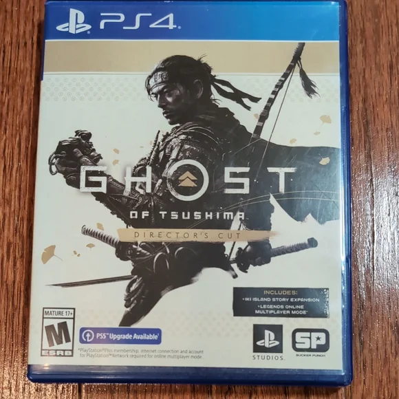 Ghost of Tsushima Director's Cut Video Game for Sony Playstation 4 PS4 CIB