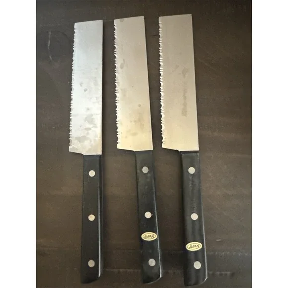 Double Edge Serrated Edge Kitchen Knife Bread Japan