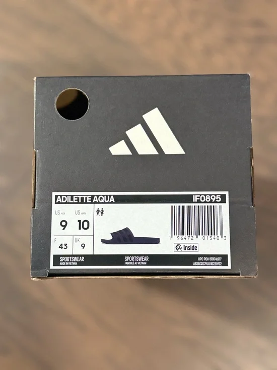Adidas Adilette Aqua Slides Navy Blue NWT Men’s 6, 7 & 9