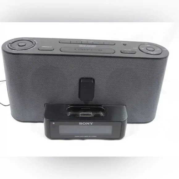Sony Dream Machine FM/AM Clock Radio Dual Alarm ICF-C1iPMK2 iPod iPhone Dock