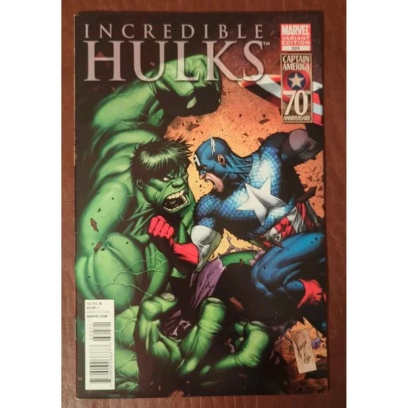 Incredible Hulks #624 (2010) Keown 1:15 70th Anniversary Variant NM Marvel‎