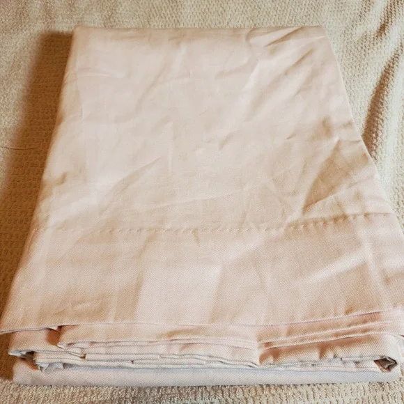 Pottery Barn Kids Light Pink Blackout Curtain Panel Cotton 44x63 Rod Pocket