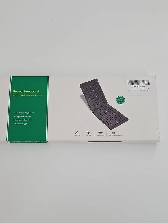 Pocket Foldable Wireless Keyboard - Black