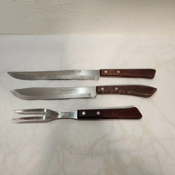 Vintage Regent Sherwood Knife Cutlery 3‎ PC 8