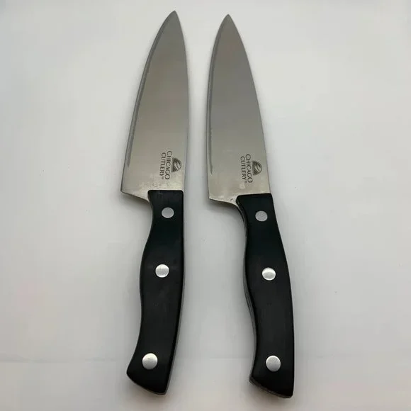 Set of Two Chicago Cutlery Utility Chef's Kitchen Knives