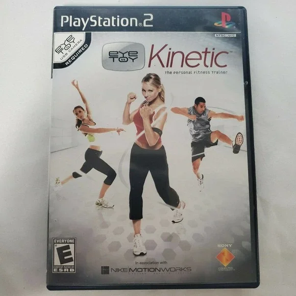 EyeToy: Kinetic (Sony PlayStation 2, 2005) with Manual