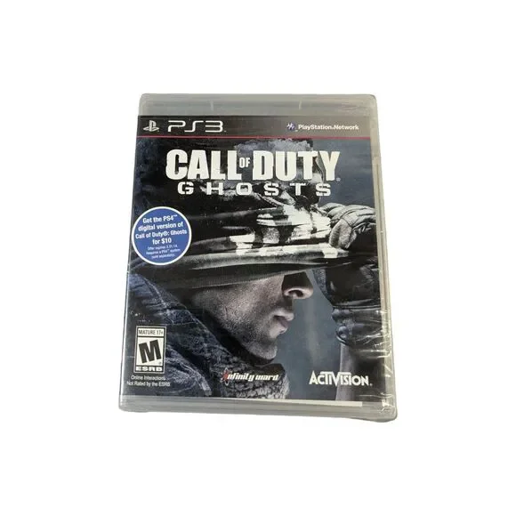 Call of Duty Ghosts Sony Playstation 3 PS3 Black Label New Sealed 2013