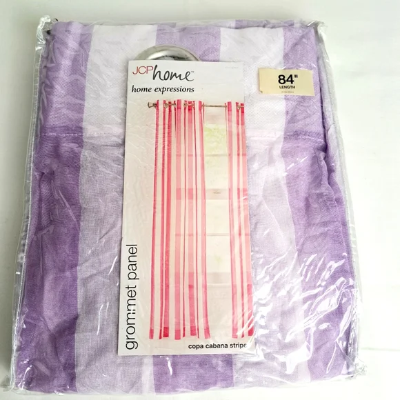 JC Penney Home Expressions Grommet Panel Purple