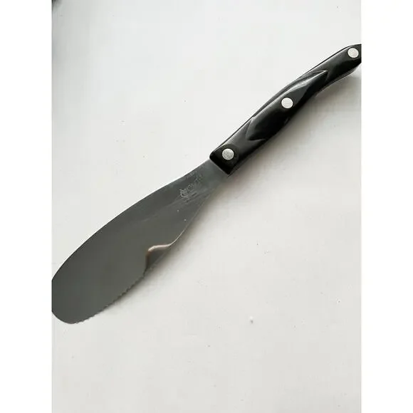 Vintage Cutco Cutlery 1768 Spreader Knife Sandwich Dark Brown