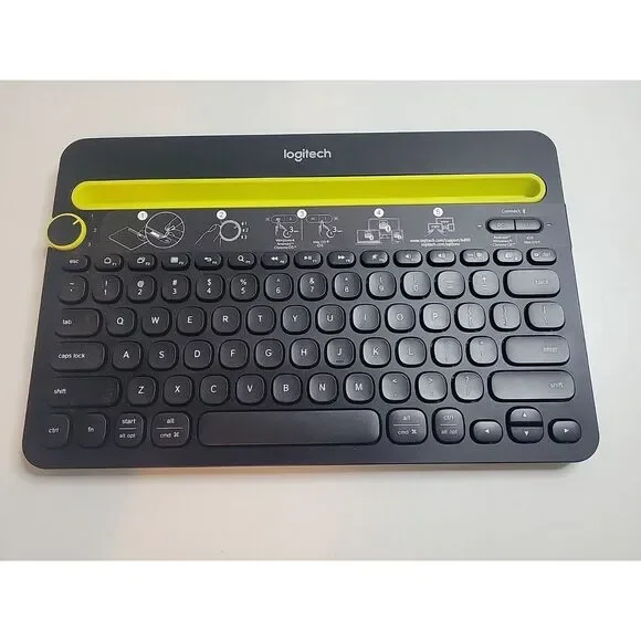 Logitech K480 Universal Mini Multi-Device Wireless Keyboard (920-006342), Black