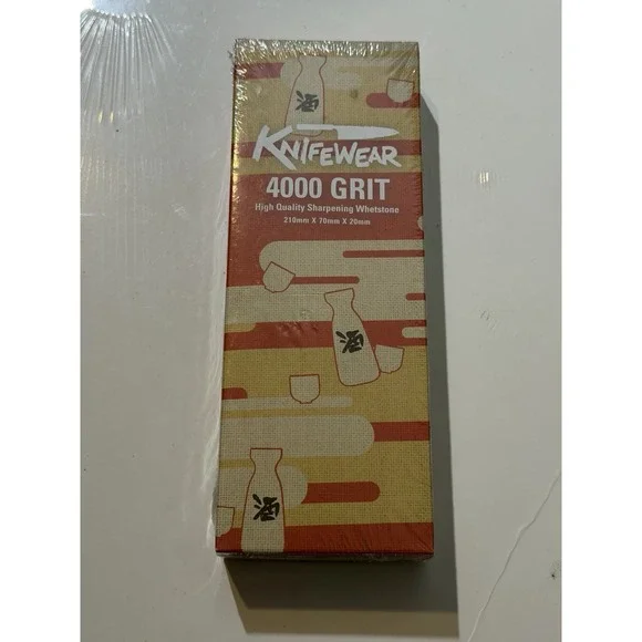 Knifewear 4000 Grit Whetstone Knife Sharpener High Quality 21x70x20mm