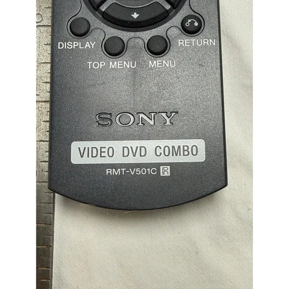 Sony Remote Control Black RMT-V501C Video DVD Combo VCR OEM Replacement