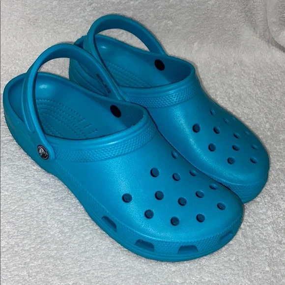 Crocs Unisex-Adult Classic Clogs turquoise men’s 10 women’s 12