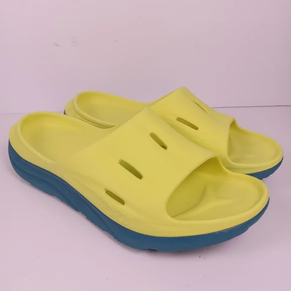 Hoka One One Ora Recovery Slide 3 Sandals Mens 12 Open Toe Slip-On Comfort Sport