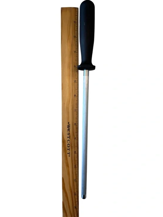 J. Henckels International sharpening honing steel tool 9' w/black handle