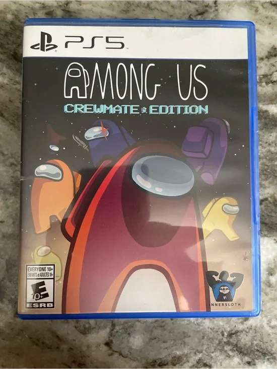 Sony PS5 Among Us Crewmate Edition - Red & Purple Artwork
