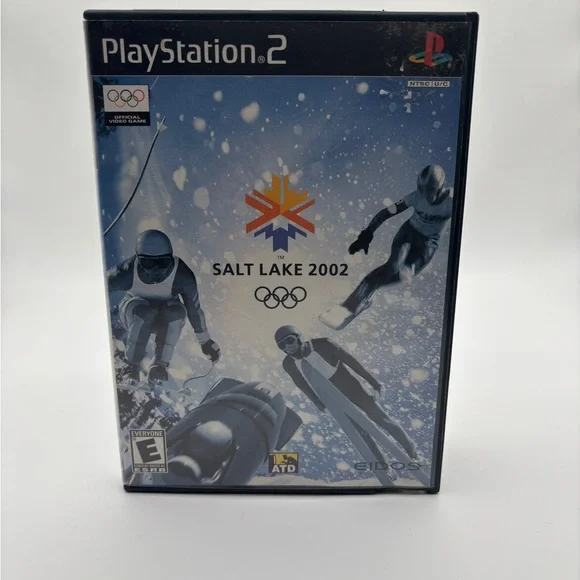 Sony PlayStation 2 Salt Lake 2002 Video Game - Black and Blue