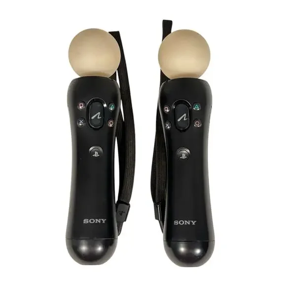 Sony Playstation PS3 Motion Controller Lot of 2 CECH-ZCM1U Wireless Controllers