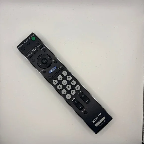 Sony RM-YD025 TV Remote Control for Bravia LCD LED Television Black Silver OEM‎