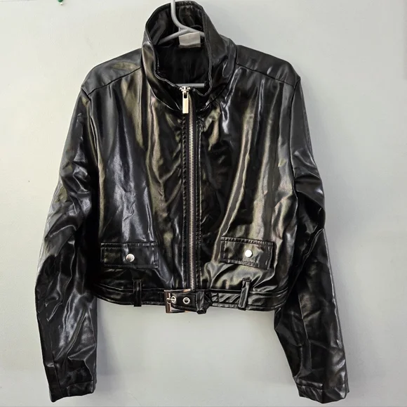 Bride of Chucky Cosplay Faux Leather Jacket Tiffany Halloween Costume Sz Child M