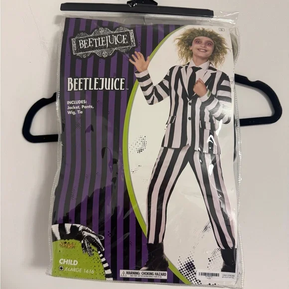 Spirit Beetlejuice Kids Costume - Black and White