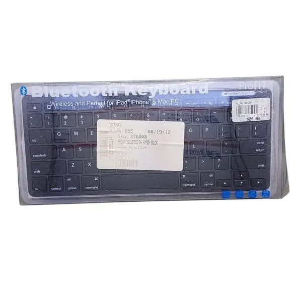 Inland ProHT Wireless Bluetooth Keyboard Model 71102 New battery powered