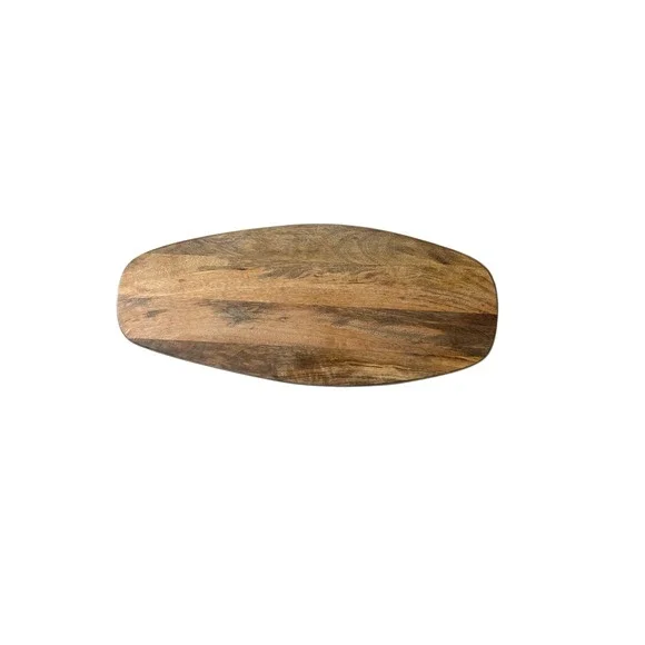 IKEA FASCINERA Cutting Board Acacia Wood 20.5x8.75 Oval Serving Tray NEW