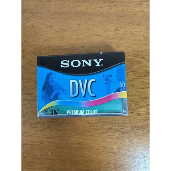 Sealed Sony DVC Premium Color Mini DV Digital Video Cassette 60 LP 90 - DVM60