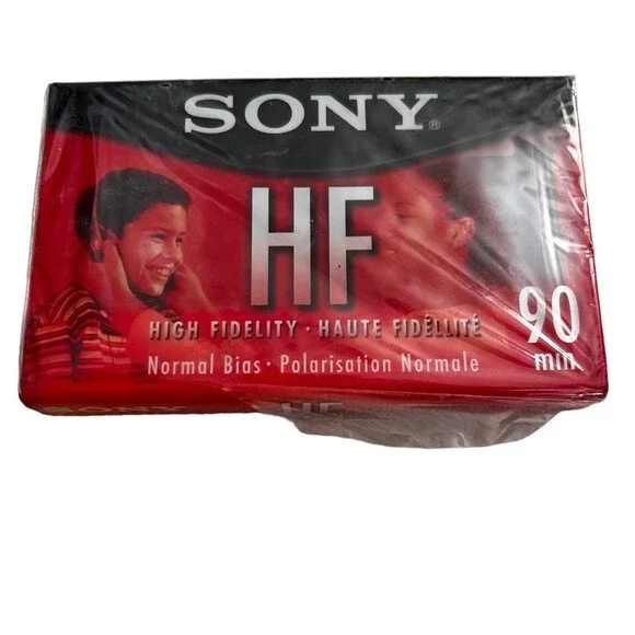New Sony HF 90 High Fidelity Normal Bias Cassette Tape