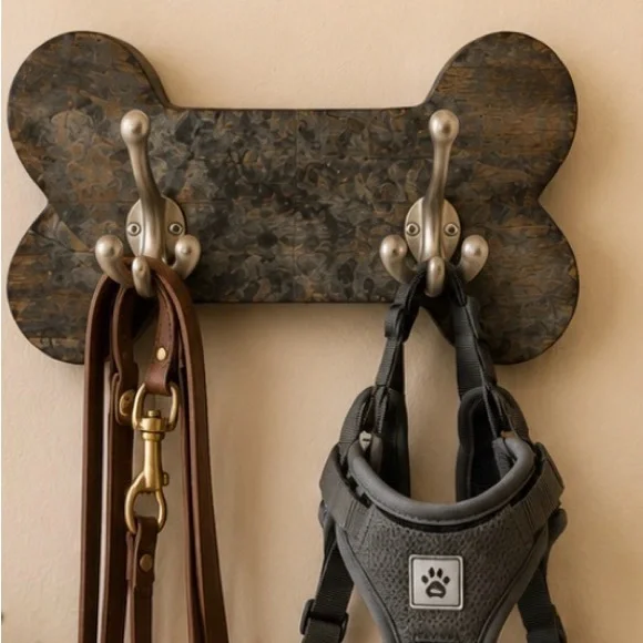 Rustic Bone Wall Hook Rack
