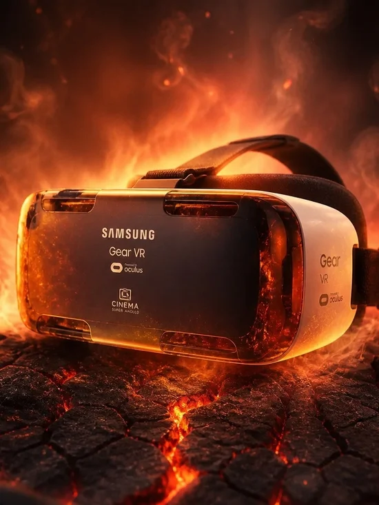 Samsung Gear VR Headset — White and Black