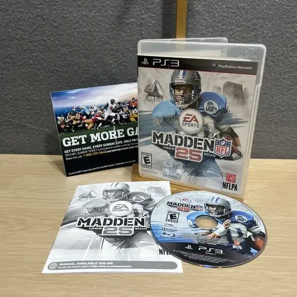 EA Sports Madden NFL 25 (Sony PlayStation 3, 2013) No Manual Tested Working