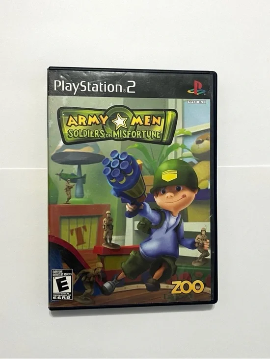 Army Men: Soldiers of Misfortune (Sony PlayStation 2, 2008) PS2 Complete CIB