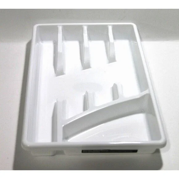 Essentials Kitchen Silverware Cutlery Utensil Drawer Organizer Storage Tray