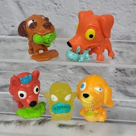 The Ugglys Uglys Pet Shop Putrid Pets‎ Collection Lot Of 5 Figures By Moose Toys