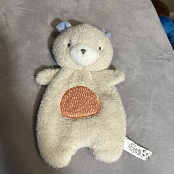 Ingenuity Premium Soft Plush Soothing Bean Bag Lovey - Nate the Teddy Bear‎